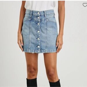 Rails Blue Denim Mini Skirt